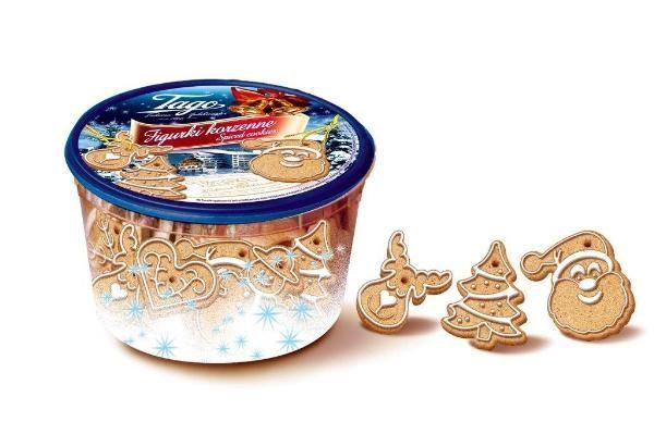 Пряникові імбирні фігурки на ялинку Tago 250г Польща