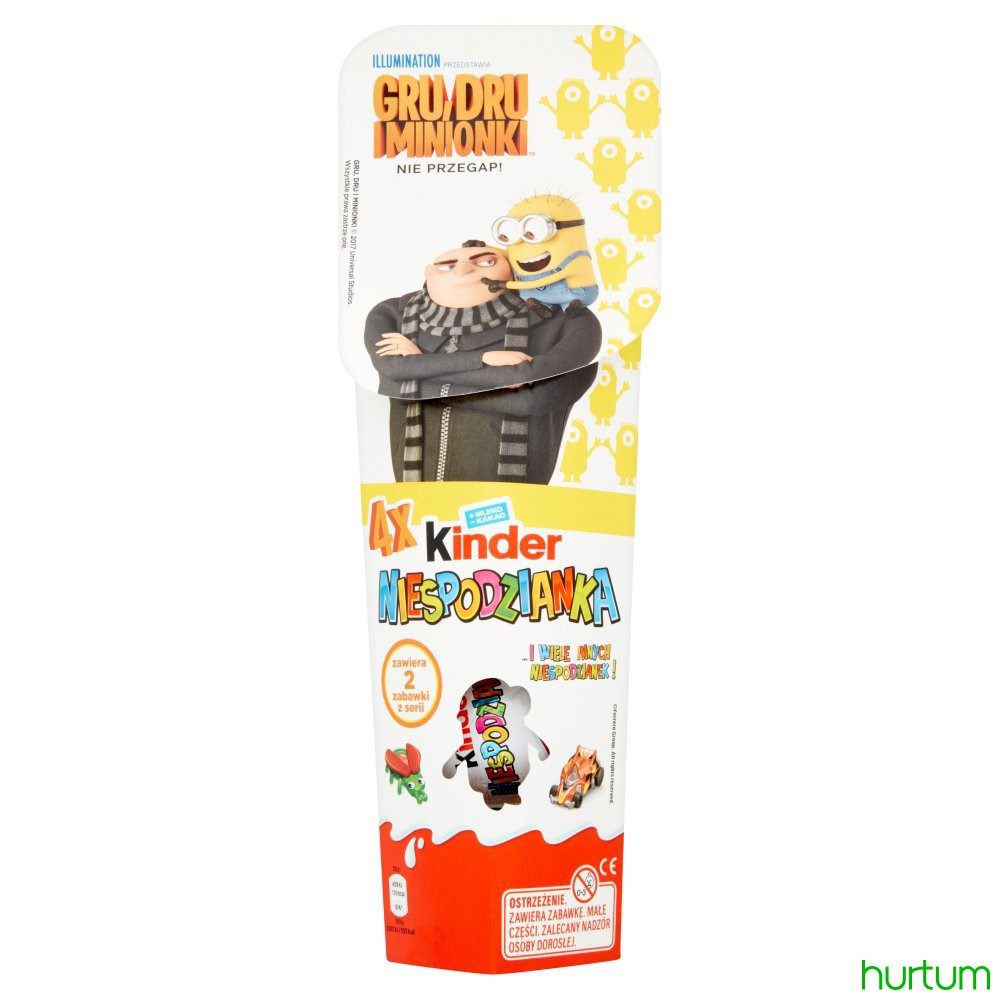 Шоколадний сюрприз Kinder Surprise 4х20г Італія